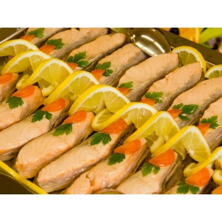 Łosoś filet glazurowany