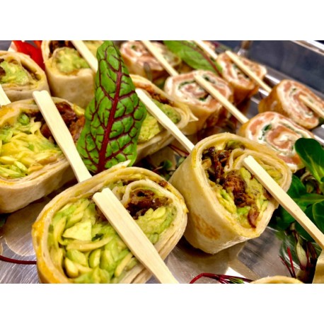 Roladki z bekonem i awokado