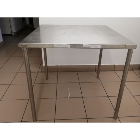 Stół kwadratowy ze stali nierdzewnej