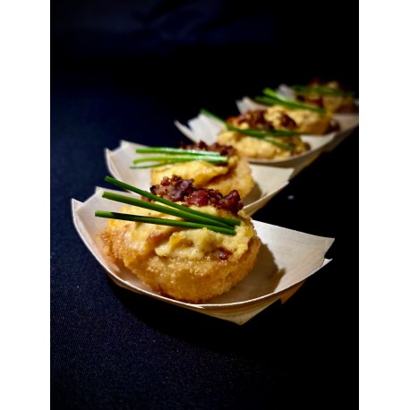 Smażone jajko w panierce Panko